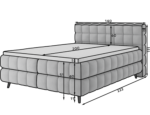 Boxspringbett Sabeno 140x200 – Bild 11