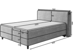 Boxspringbett Cortiko 140x200 – Bild 9