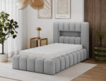 Polsterbett Bett Lamica 90x200 + Holzrahmen/Standardlift/ Box für Bettzeug – Bild 7
