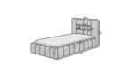 Polsterbett Bett Lamica 90x200 + Holzrahmen/Standardlift/ Box für Bettzeug – Bild 12