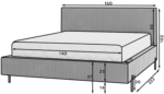 Loretta 140/160/180x200cm – Bild 6