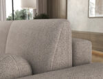 Ecksofa Vianetto mit Schlaffunktion und Bettkasten, beiger Bouclé, universell – Bild 8