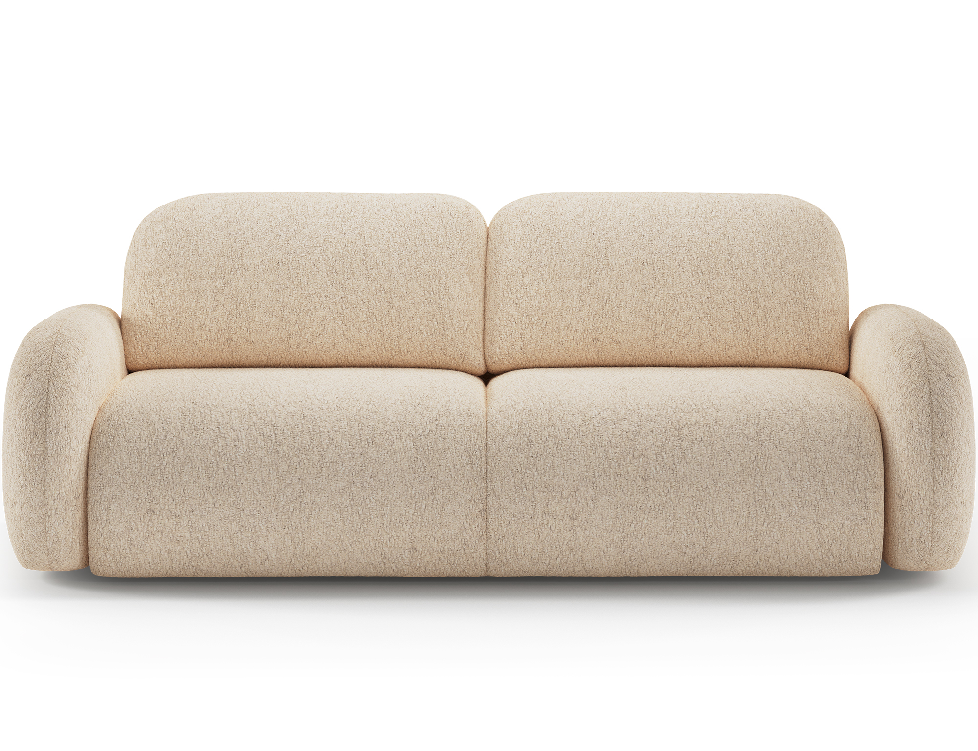 a4096f12-5f39-4db1-eb1a-08ded7770814 Schlafsofa Avuela mit Bettkasten, Chenille Hellbeige – Bild 1