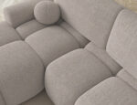 Ecksofa Vianetto mit Schlaffunktion und Bettkasten, beiger Bouclé, universell – Bild 9