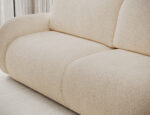 Schlafsofa Avuela mit Bettkasten, Chenille Hellbeige – Bild 8